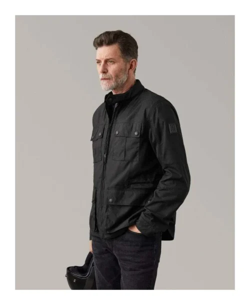 Belstaff Airflow Jacket -Motorcycle Tops Store belstaff airflow jacket black 3
