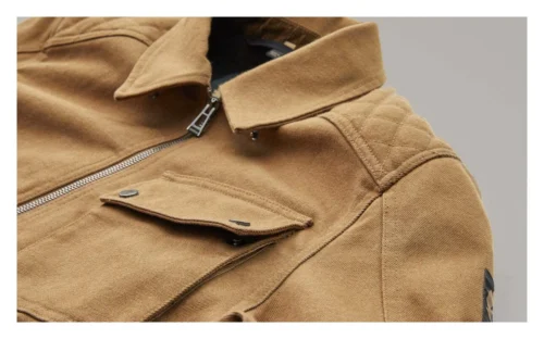Belstaff Outrider Overshirt -Motorcycle Tops Store belstaff outrider overshirt khaki 4