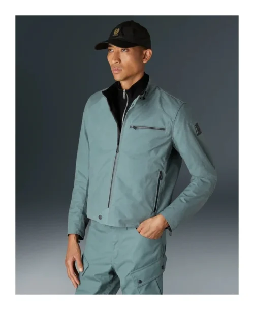 Motorcycle Tops Store -Motorcycle Tops Store belstaff stealth ariel motorcycle jacket grey green 1
