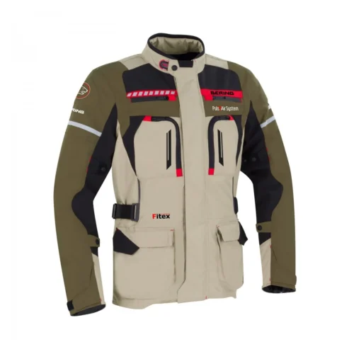 Bering Boston Jacket -Motorcycle Tops Store bering boston jacket khaki mastic