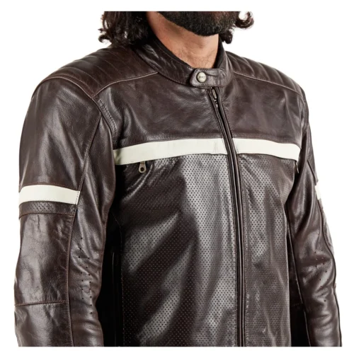 BILT Alder 2 Leather Jacket -Motorcycle Tops Store bilt alder2 leather jacket brown 2