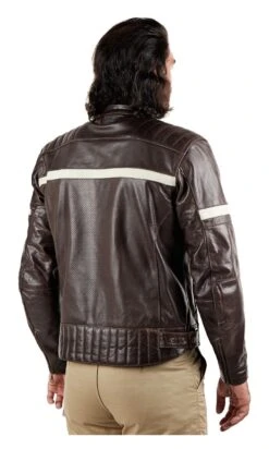 BILT Alder 2 Leather Jacket -Motorcycle Tops Store bilt alder2 leather jacket brown 5
