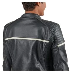 BILT Alder 2 Women's Leather Jacket -Motorcycle Tops Store bilt alder2 womens leather jacket black cream 3