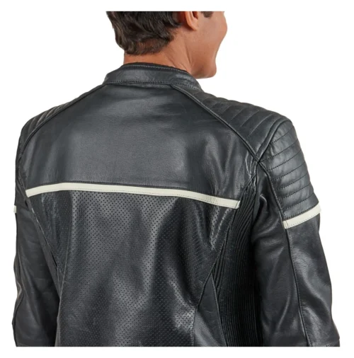 BILT Alder 2 Women's Leather Jacket 12 BILT Alder 2 Women's Leather Jacket -Motorcycle Tops Store bilt alder2 womens leather jacket black cream 3