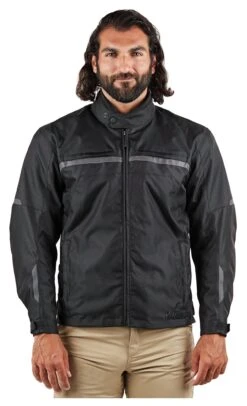 BILT Blast 2 Waterproof Jacket -Motorcycle Tops Store bilt blast h2 o jacket black 3
