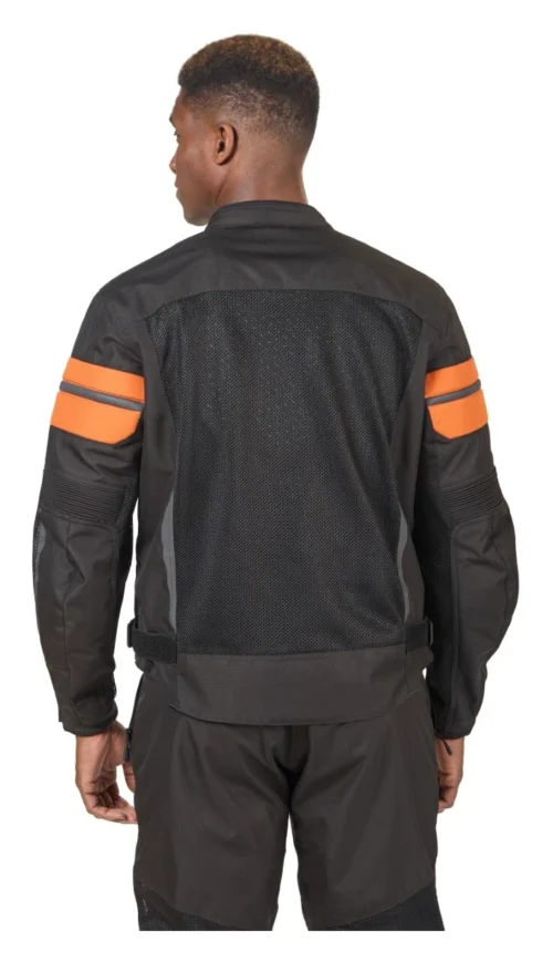 BILT Blaze 3 Mesh Jacket -Motorcycle Tops Store bilt blaze3 mesh jacket black orange 4