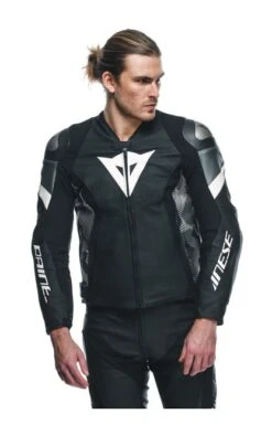 Dainese Avro 5 Leather Jacket -Motorcycle Tops Store dainese avro5 leather jacket black anthracite 4