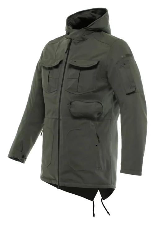 Dainese Duomo Absoluteshell Pro Parka -Motorcycle Tops Store dainese duomo absluteshell pro parka green