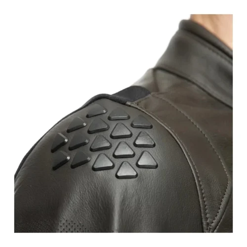 Dainese Istrice Perforated Leather Jacket -Motorcycle Tops Store dainese istrice perforated leather jacket brown 3