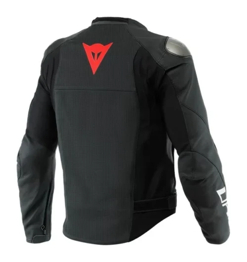 Motorcycle Tops Store -Motorcycle Tops Store dainese sportiva perforated leather jacket black 1