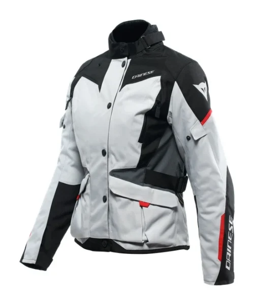 Dainese Tempest 3 D-Dry Women's Jacket -Motorcycle Tops Store dainese tempest3 d dry womens jacket grey black red 1