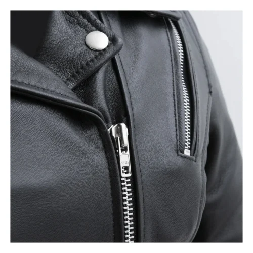 First Manufacturing Bloom Women's Jacket -Motorcycle Tops Store first manufacturing bloom womens jacket black 3