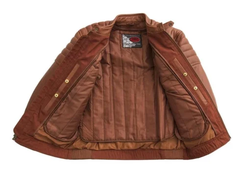 First Manufacturing Crusader Jacket -Motorcycle Tops Store first manufacturing crusader leather jacket 2