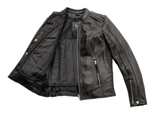 First Manufacturing Cyclone Women's Jacket 5 First Manufacturing Cyclone Women's Jacket -Motorcycle Tops Store first manufacturing cyclone womens jacket black 2