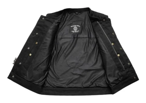 First Manufacturing Desperado Jacket -Motorcycle Tops Store first manufacturing desperado jacket black 2