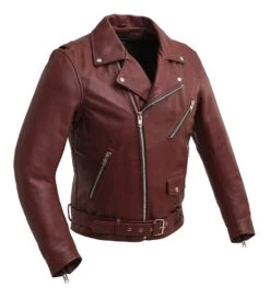 First Manufacturing Fillmore Jacket -Motorcycle Tops Store first manufacturing fillmore jacket oxblood