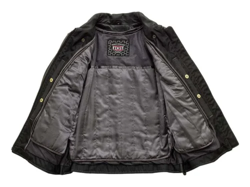 First Manufacturing Free Spirit Women's Leather Jacket -Motorcycle Tops Store first manufacturing free spirit black xs black 2