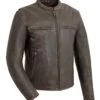 First Manufacturing Indy Jacket -Motorcycle Tops Store first manufacturing indy jacket antique brown