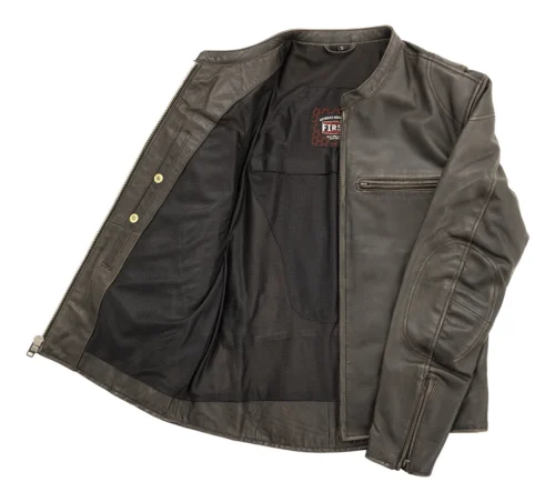 First Manufacturing Indy Jacket -Motorcycle Tops Store first manufacturing indy jacket antique brown 2