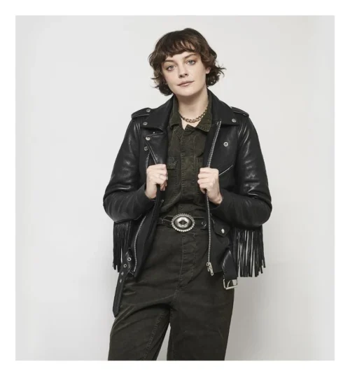 First Manufacturing X BH&BR Lesley Women's Jacket 8 First Manufacturing X BH&BR Lesley Women's Jacket -Motorcycle Tops Store first manufacturing lesley womens jacket black 3