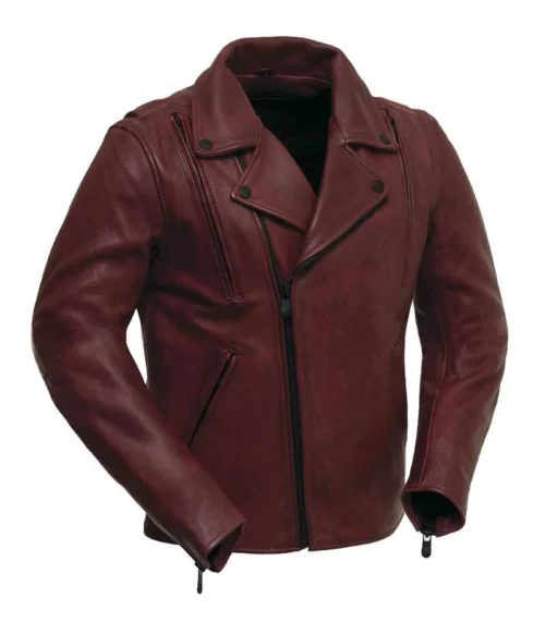 First Manufacturing Night Rider Jacket 8 First Manufacturing Night Rider Jacket -Motorcycle Tops Store first manufacturing night rider jacket oxblood