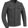 First Manufacturing Raider Jacket -Motorcycle Tops Store first manufacturing raider jacket black