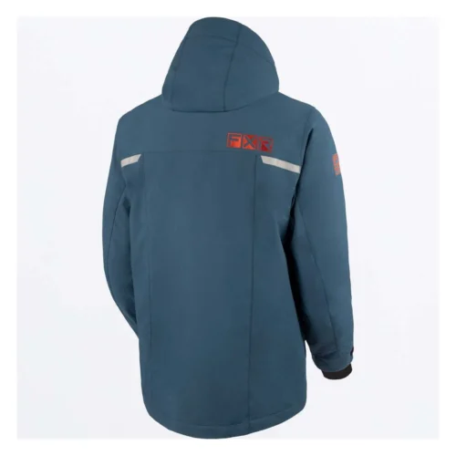 FXR Chute Jacket -Motorcycle Tops Store fxr chute jacket navy orange 1