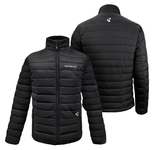 Gerbing 7V Khione 2.0 Heated Puffer Jacket -Motorcycle Tops Store gerbing7 v khione20 heated puffer jacket black 2