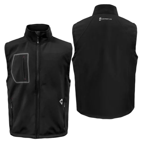Gerbing 7V Torrid 2.0 Softshell Heated Vest -Motorcycle Tops Store gerbing7 v torrid20 softshell heated vest black 2