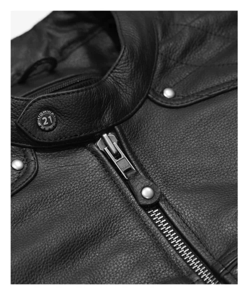 Highway 21 Gasser Jacket -Motorcycle Tops Store highway21 gasser jacket black 2