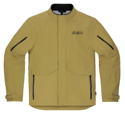 Icon Stormhawk CE Jacket -Motorcycle Tops Store icon jkt stormhawk ce tan 2