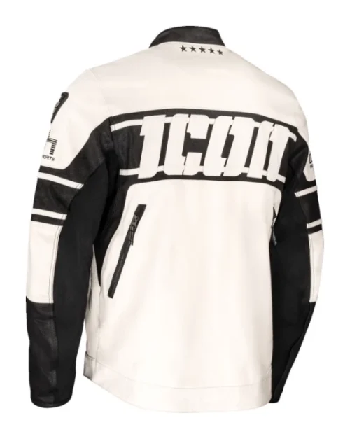 Icon Neo Daytona Jacket -Motorcycle Tops Store icon neo daytona jacket white 1