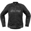 Icon Overlord 3 Mesh Women's Jacket -Motorcycle Tops Store icon overlord3 womens mesh jacket black