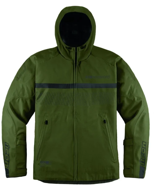 Icon PDX3 Jacket -Motorcycle Tops Store icon pdx3 jacket olive scaled