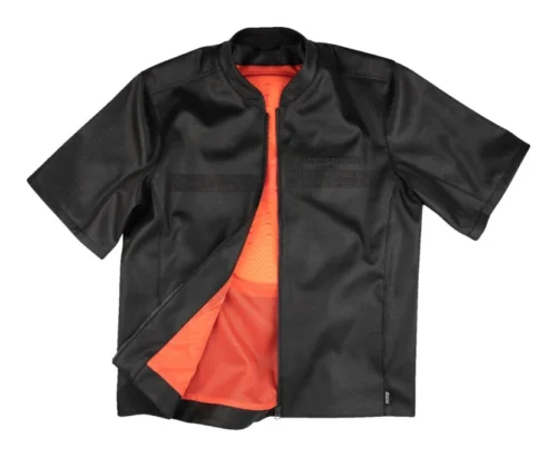Icon Short Track Jacket -Motorcycle Tops Store icon short track jacket black 2