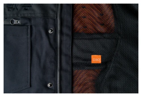 Icon Upstate Canvas National Jacket -Motorcycle Tops Store icon upstate national jacket black 3