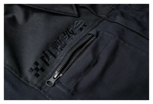 Icon Upstate Canvas National Jacket -Motorcycle Tops Store icon upstate national jacket black 4