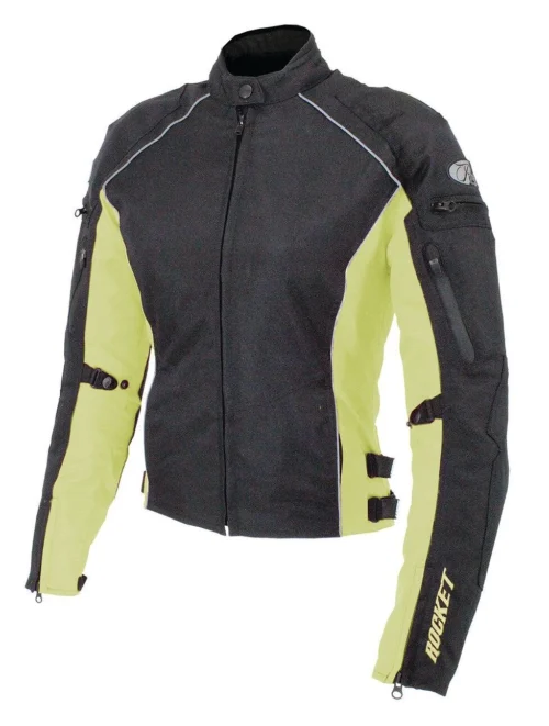 Joe Rocket Turbulent Women's Jacket -Motorcycle Tops Store joe rocket turbulent womens jacket black hi viz