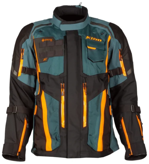 Klim Badlands Pro Jacket -Motorcycle Tops Store klim badlands pro jacket petrol strike orange scaled