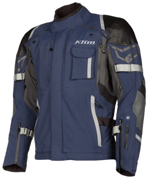 Klim Kodiak Jacket -Motorcycle Tops Store klim kodiak jacket navy blue monument gray scaled