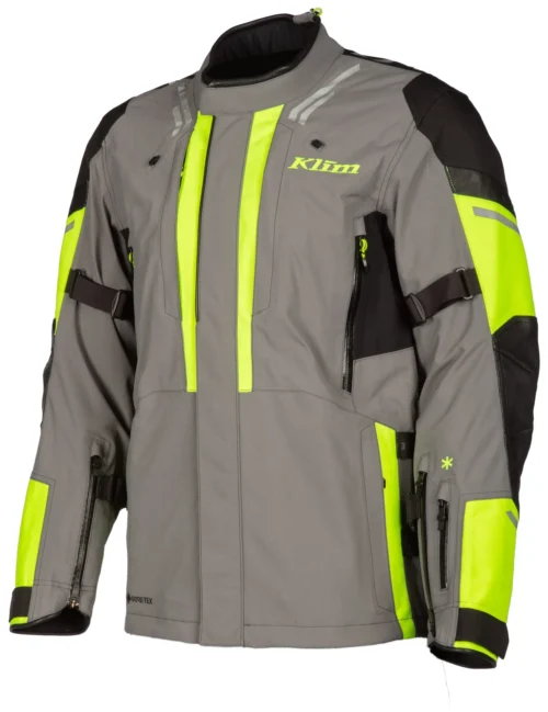 Klim Latitude Jacket -Motorcycle Tops Store klim latitude jacket hi viz yellow scaled