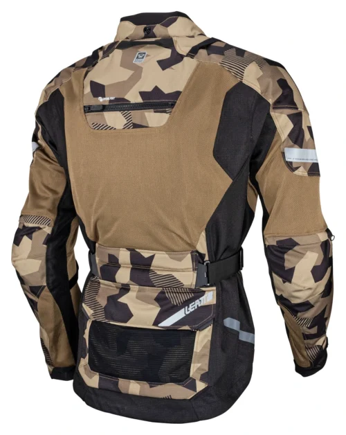 Leatt 7.5 FlowTour Jacket -Motorcycle Tops Store leatt75 flow tour jacket brown black 1