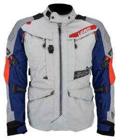 Leatt 7.5 MultiTour Jacket -Motorcycle Tops Store leatt75 multi tour jacket white navy red