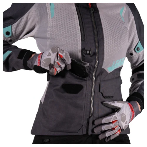 Leatt Flowtour 5.5 Women's Adventure Jacket -Motorcycle Tops Store leatt flowtour55 womens adventure jacket iron 4