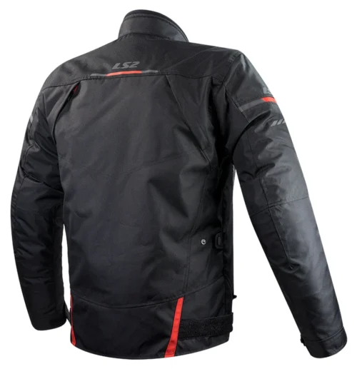 LS2 Endurance Jacket -Motorcycle Tops Store ls2 endurance jacket black red 1