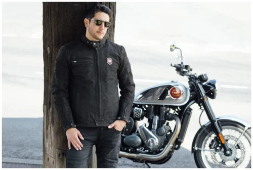 Merlin Alton II D3O Leather Jacket -Motorcycle Tops Store merlin alton iid3 o leather jacket black 1 scaled