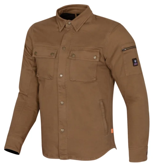 Merlin Brody Utility Riding Shirt -Motorcycle Tops Store merlin brody d3 o riding shirt s layer khaki