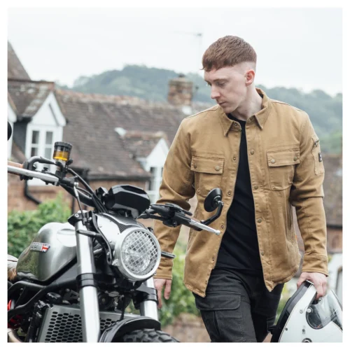Merlin Brody Utility Riding Shirt -Motorcycle Tops Store merlin brody utility riding shirt camel