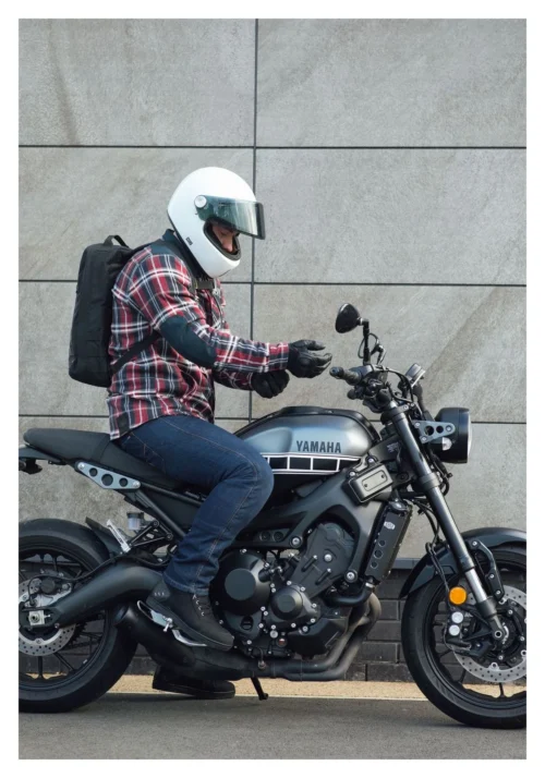 Merlin Hendrix Riding Shirt -Motorcycle Tops Store merlin hendrix riding shirt red navy 4