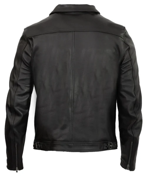 Merlin Kingsbury Leather Jacket -Motorcycle Tops Store merlin kingsbury leather jacket black 1